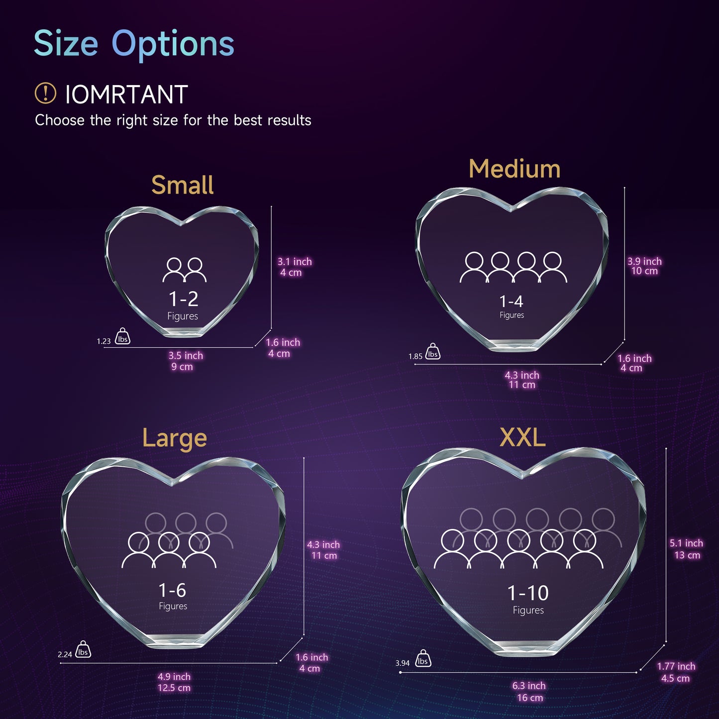 3D Crystal Photo Personalized Gift Memorial