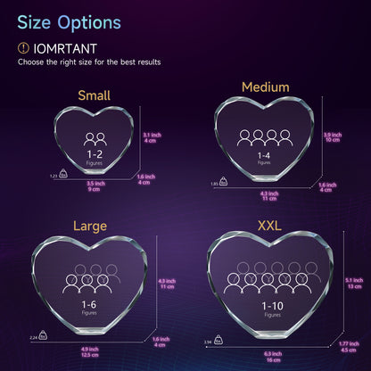 3D Crystal Photo Personalized Gift Memorial