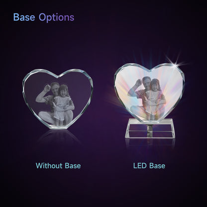 3D Crystal Photo Personalized Gift Memorial