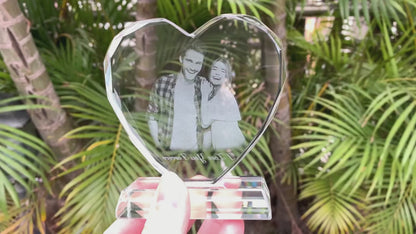 3D Crystal Photo Personalized Gift Memorial